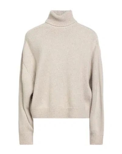 Celine Woman Turtleneck Beige Size M Cashmere In Neutral
