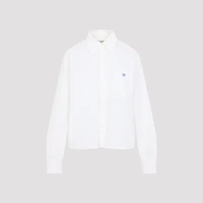 Celine Women's 100% Cotton Shirt In White