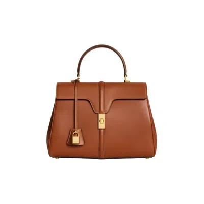 Celine 16 Classique Bag In Natural Calfskin In 03tn