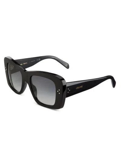 Celine Women's 3 Dots 54mm Geometric Sunglasses In Gold