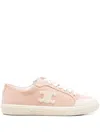 Celine Alan Sneakers With Triomphe In Canvas In Multicolor