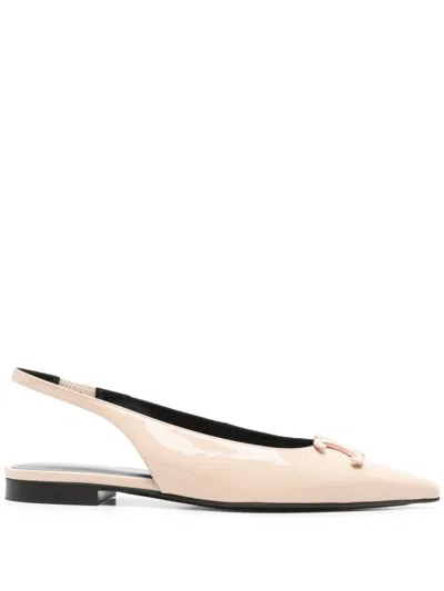 Celine Women Alma Triomphe Slingback Ballerina In Multicolor