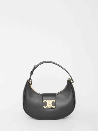 Celine Women Ava Triomphe Bag In Black