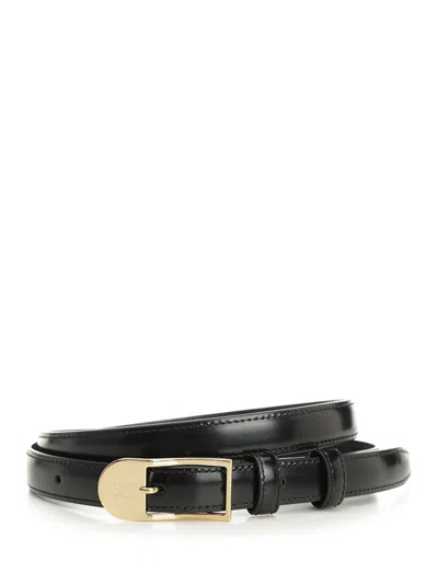 Celine Women "bc-25" Belt In Black