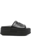 Celine Women Block Platform Sandalo In Multicolor