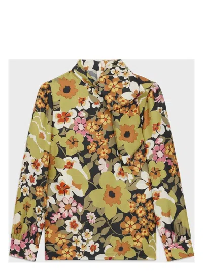 CELINE WOMEN'S BLOUSE LAVALLIERE NÂUD COTE SHIRT