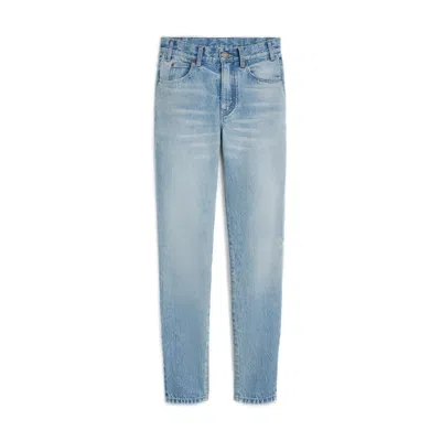 CELINE WOMEN'S BLUE ECLIPSE WASH DENIM TESS JEANS