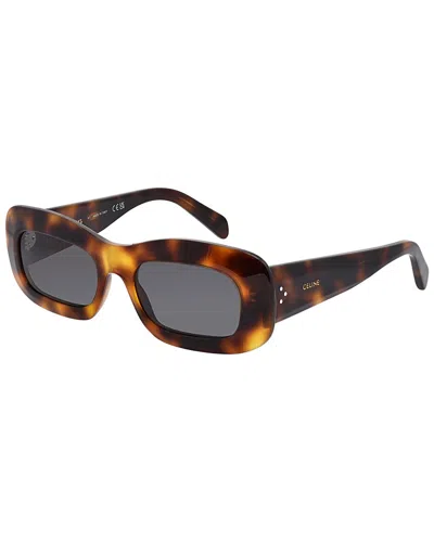 Celine Women's Bold 3 Dots 53mm Sunglasses In Brown