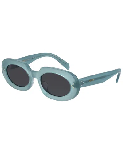 Celine Women's Bold 3 Dots 54mm Sunglasses In Green
