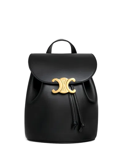 Celine Women Bonnie Leather Backpack In Multi