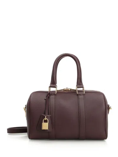 Celine Women Boston Satchel Bag In Burgundy