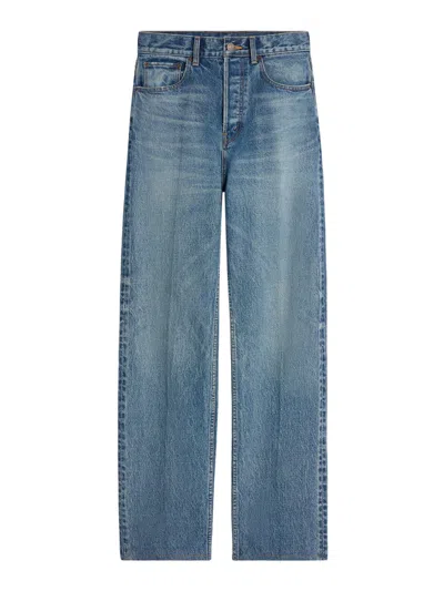 Celine Women Boyfriend 001 Denim Jeans In Blue