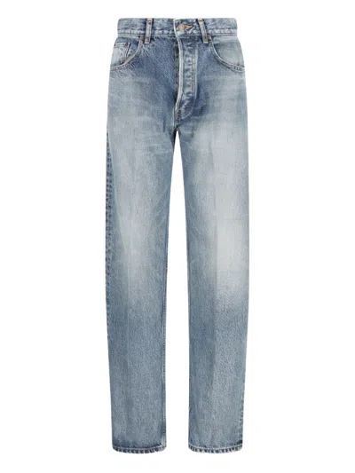 Celine Women Boyfriend Fit Denim Jeans In Blue