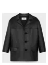 Celine Lapel Long Sleeve Coat In 38no