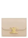 Celine Women's Card Holder With Flap Triomphe In 03nd