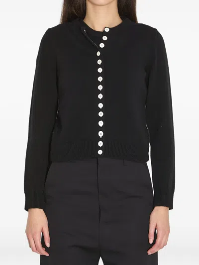 Celine Women Cashmere Cardigan In Black