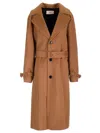 Celine Chesterfield Camelwool Coat In Brown