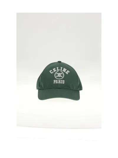 Celine Women Casquette Baseball University In Multi