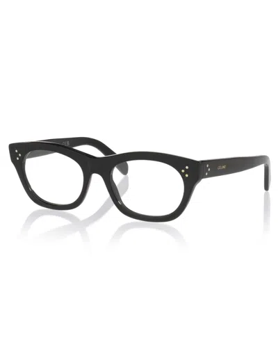 Celine Women's  3 Dots Cl50166i Polarized Eyeglasses, Cl000602 In Black