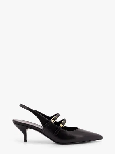CELINE CELINE WOMEN JUDY LEATHER DOUBLE STRAP MARY JANE SLINGBACK