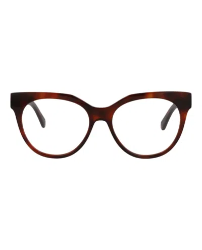 Pre-owned Celine Women's  Cat Eyeframe Acetate Optical Frames Bordeaux Bordeaux Transparent (cl 03in In Bordeau In Burgundy