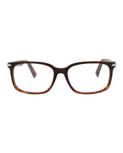 Pre-owned Celine Women's  Cat Eyeframe Acetate Optical Frames In Gold Gold Transparent (cl50101u/57/028)