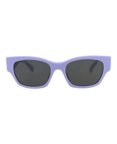 Pre-owned Celine Women's  Cat Eyeframe Acetate Sunglasses In Lilac Lilac Smoke (cl40197u/54/78a)