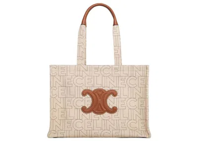 Pre-owned Celine Women's  Large Cabas Tote In Beige In Sand