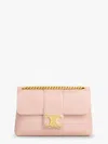 Celine Victoire Clamshell Shoulder Bag In Pink