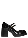 Celine Triomphe Perforated 90 Babies Decolletes Women In Black