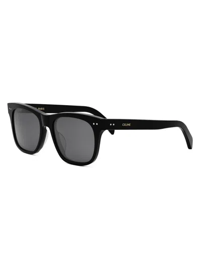 Celine Women's  Thin 54mm Square Sunglasses In Black
