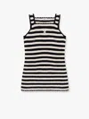 Celine Triomphe Mini Dress In White