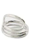 Celine Charlotte Chesnais Small Round Trip Ring In Argent