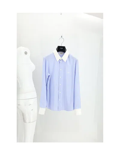 Celine Women Chemise Romy Triomphe In Blue