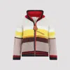 Celine Wool Fitted Jacket In Multicolour