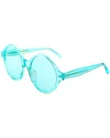 Celine Round Frame Sunglasses In Blue