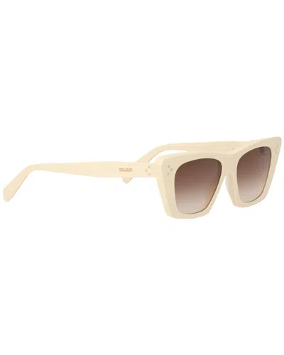 Celine Women's Cl40187i5125f 51mm Polarized Sunglasses In Purple