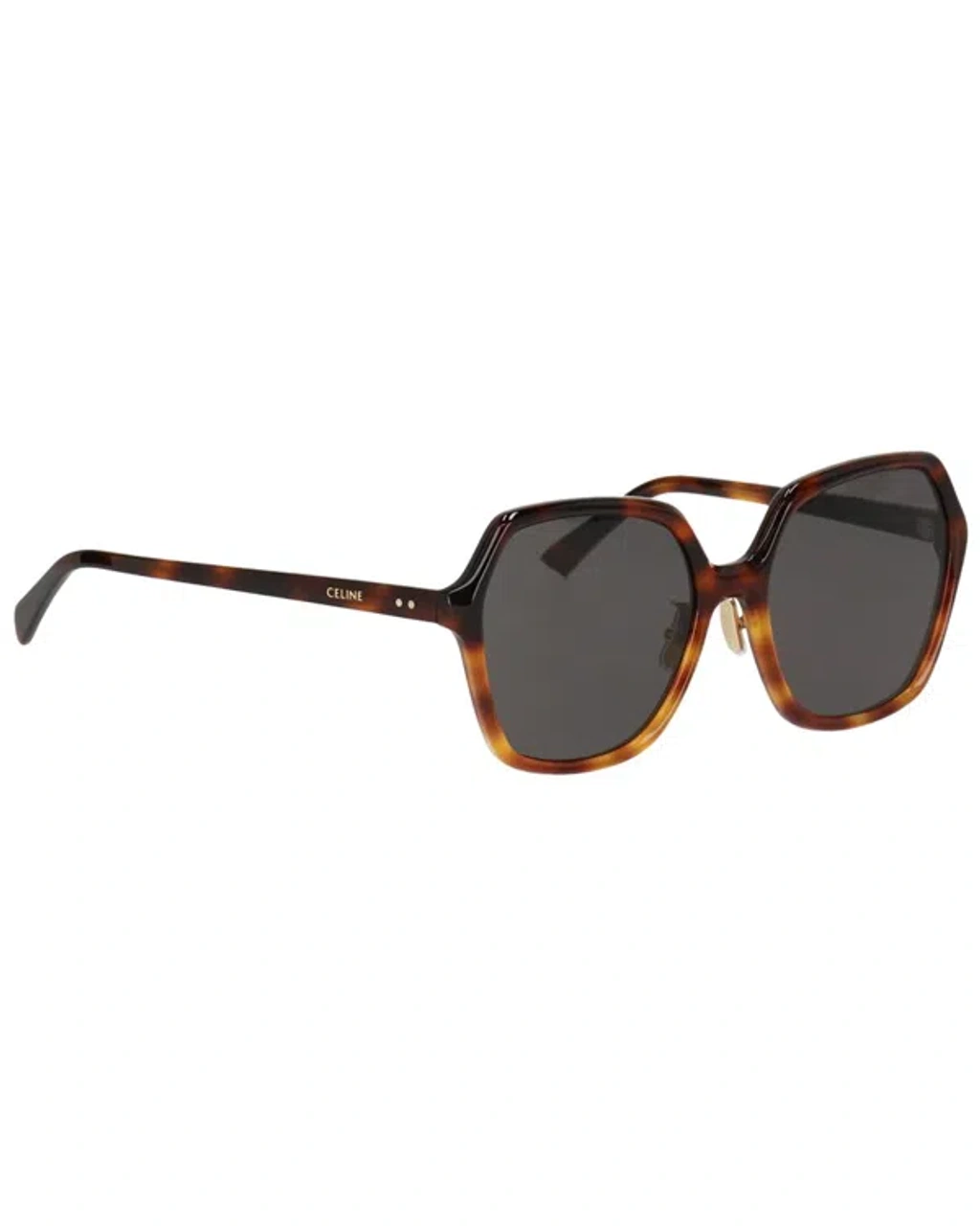Celine | Acetate Square Sunglasses in Multi CL40230F Celine Smoke Gradient Geometric Ladies Sunglasses CL40230F  main image 3
