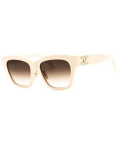 Celine Women's Cl40253f 55mm Sunglasses In Neutral