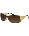 Celine Women's Cl40283u 90mm Sunglasses In Gold