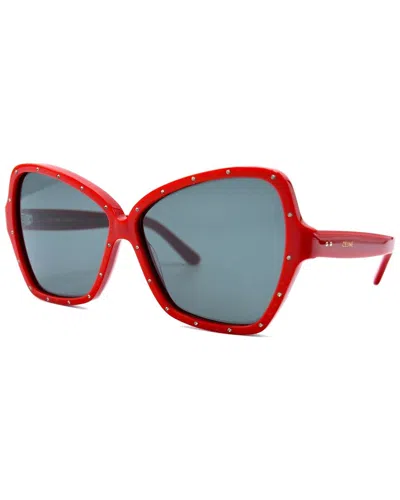 Celine Women's Cl4066is 64mm Sunglasses In Red