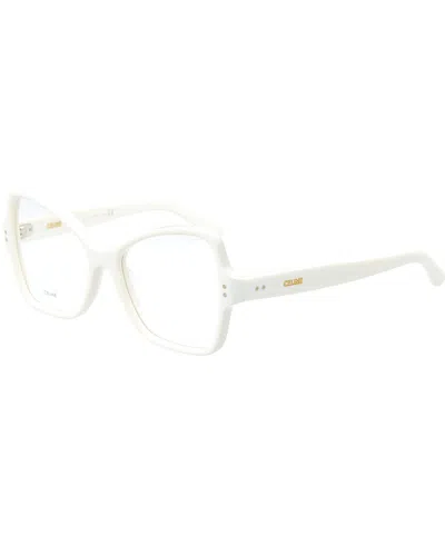 Celine Women's Cl50022i 54mm Sunglasses In White