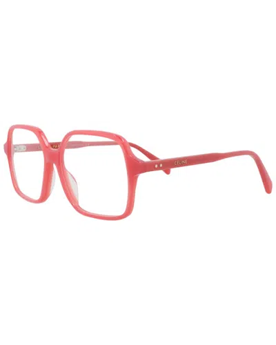 Celine Women's Cl50126i 55mm Optical Frames In Red