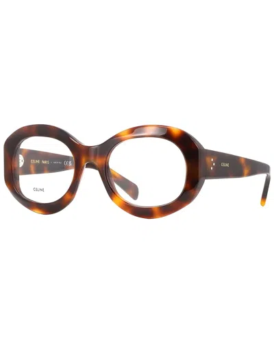 Celine Women's Cl50149i 53mm Optical Frames In Brown