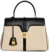 Celine Classique 16 Shoulder Bag In Nat Blck