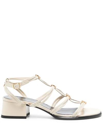 Celine Women Clemence Leather Sandals