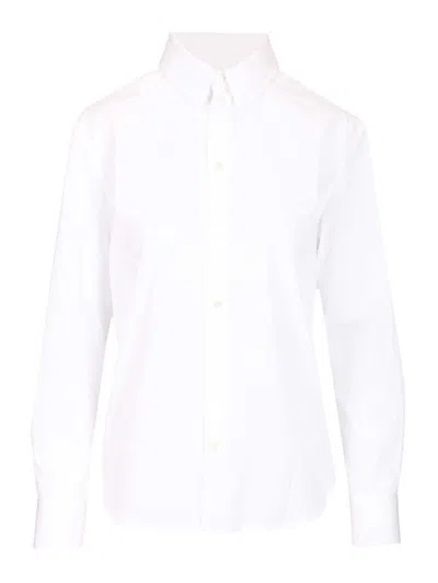 Celine Women Cotton Shirt In White