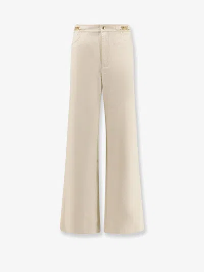 Celine Women Denim Trousers In Neutral