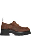 Celine Women Derbies Stringata T 45 Brogues In Brown