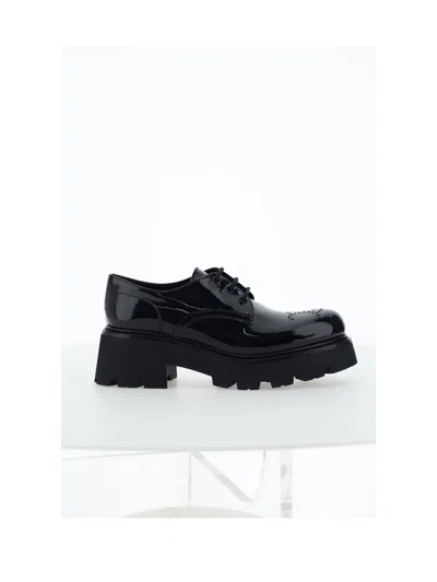 Celine Cameron Derby Triomphe 45 Polished Bull Black